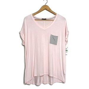 Alfani Intimates Pink Pocket Tshirt Women’s Size Large NWT